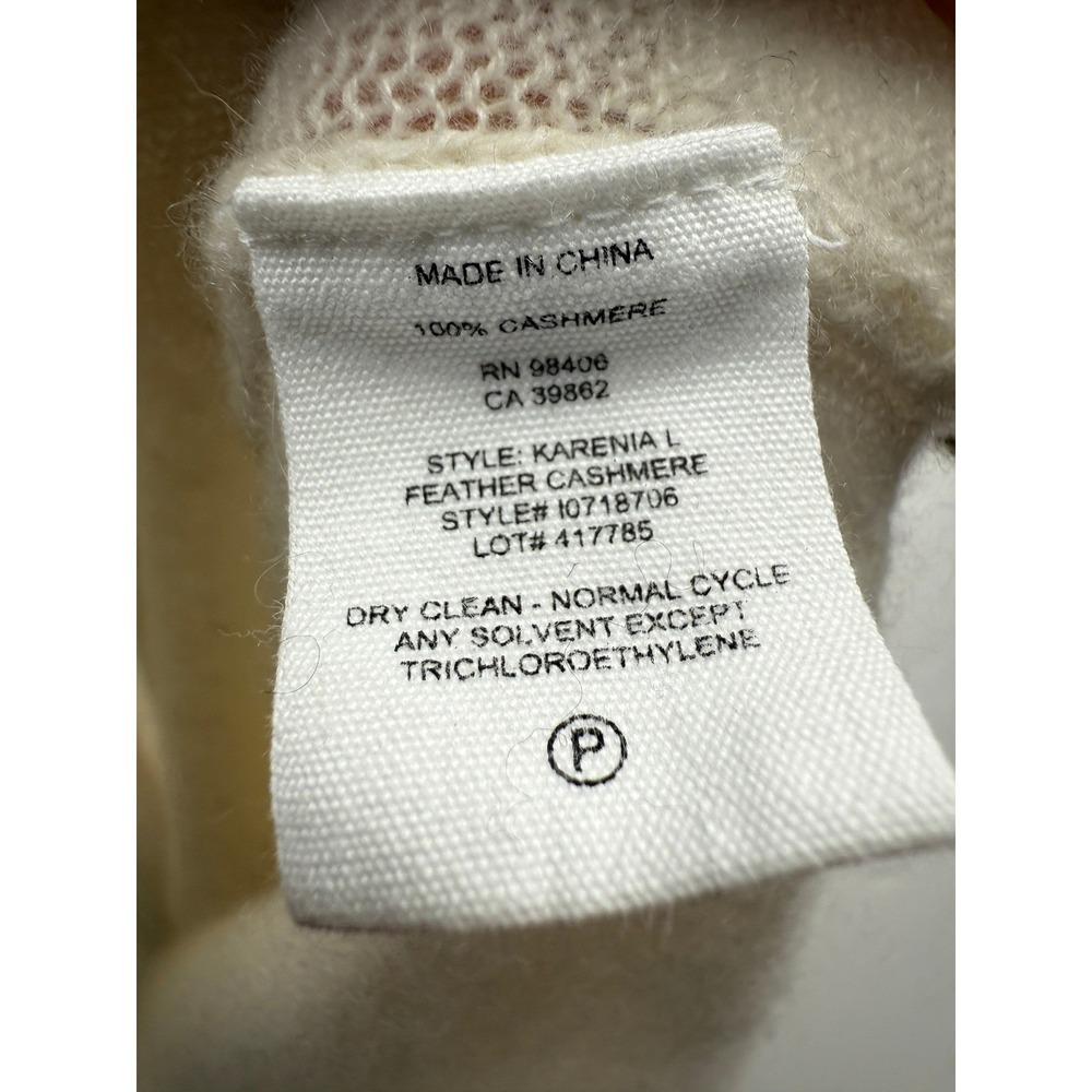 Theory Cream Crewneck Turtleneck Sweater - Picture 8 of 8